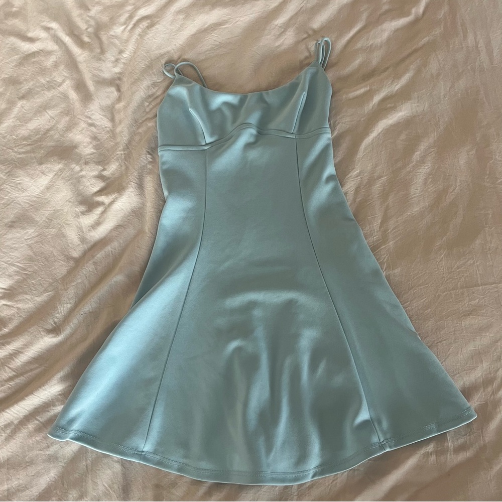 Lucy in the Sky | Light Blue Mini Dress